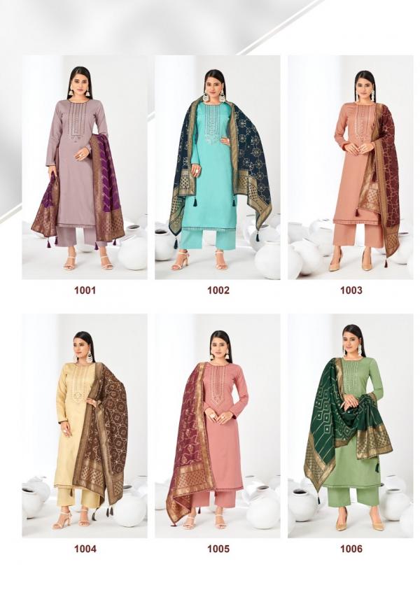 suryajyoti kalpi vol 1 Jam Satin Designer Dress Material Collection